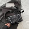 2025 Nuevo Bolso Bandolera de Correa Ancha para el Hombro Bolso de Hombro para Teléfono Móvil Bolso Cuadrado Pequeño Transfronterizo Moderno Comercio Exterior Bolso de Mujer Casual