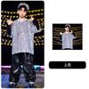 Ropa de moda de hip-hop para niños, traje de hip-hop de dos piezas, ropa de actuación de hip-hop para niños y niñas para el día de Año Nuevo