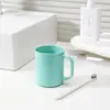 Copo para enxaguante bucal para uso doméstico, alto valor estético, copo de lavagem estilo ins, copo de escova de dentes para crianças e casais, copo acessório de higiene bucal criativo