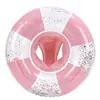 Fábrica de Flotadores Anillo Retro Transparente con Asiento para Niños de 2 a 6 Años con Toldo Flotador Anillo para Nadar Bebé Venta al por Mayor