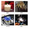 Encendedor Electrónico de Pulso para Velas Aromáticas, Encendedor Metálico USB para Exteriores, Encendedor de Mango Largo, Herramienta de Ignición