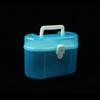 Caja de Almacenamiento Portátil de Plástico de Doble Capa, Caja para Cosméticos y Medicinas, Caja de Costura, Caja de Almacenamiento para Escritorio, Caja de Herramientas Portátil