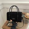 Bolso de mano de moda para viajeros 2025 Nuevo estilo coreano Simple Elegante Axila Portátil Forro polar Bolso cuadrado pequeño Bandolera