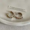 Pendientes de Perla de Cristal Color Café Maillard para Mujer, Lujo Ligero, Únicos y de Moda, Pendientes Versátiles de Moda para el Día a Día