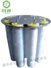 Válvula de solapa alimentadora de vacío Válvula de descarga Anillo de sellado Junta de silicona Eje del brazo alimentador Cono Tolva Cilindro Accesorios