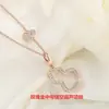 Collar de Calabaza Kirin Colgante de Calcedonia Roja Versión Alta para Mujer Cadena para Clavícula Chapada en Oro Rosa de 18 Quilates Ventas Directas de Fábrica y Entrega