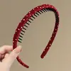 Diadema floral retro femenina clip para el pelo de tul con degradado francés dopamina accesorio para el pelo estilo crema diadema ancha versátil