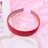 Diadema de Cuero Color Caramelo de 2.5 cm para Mujer Estilo Dopamina Tocado Versátil Accesorios para el Cabello de Estilo Coreano Modelo Más Vendido Transfronterizo