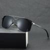 Gafas de Sol Polarizadas para Hombre, Montura Cuadrada de Metal, Gafas de Sol Retro, Gafas de Protección Solar 37017, En Stock, Al Por Mayor, Parasol Estilo Europeo y Americano