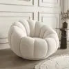 Sofá nórdico perezoso, popular silla de calabaza individual de tatami, sofá pequeño para apartamentos pequeños, dormitorio, balcón, reclinable de ocio