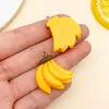 Resina Simulación Fruta Serie Fresa Uva Sandía Manzana Colgante Hecho a Mano DIY Collar Pendientes Accesorios de Joyería