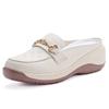 Sapatos de Mãe com Solado Macio Lançamento Primavera 2025 Novos Mocassins com Solado Grosso Sapatos Casuais Planos Femininos Sapatos Femininos com Salto Plataforma que Aumentam a Altura