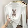 Camiseta Interior de Manga Larga Zhongda De Rong para Niñas Colección Otoño/Invierno 2026, Top de Otoño Engrosado con Cuello Medio Alto
