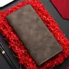 Carteira Masculina de Alto Padrão Sense Carteira Masculina Longa Costura Carteira Masculina Personalizada Multi-cartões Moda Casual Carteira para Terno