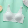 Sujetador Push-up Pecho Pequeño Sujetador Cómodo de Soporte Suave Chica Espalda Bonita Sin Aro Metálico Copas Fijas Chaleco Ropa Interior