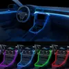 Luz fría silenciosa para coche, luz de ambiente interior, USB universal para coche, panel de instrumentos LED modificado, luz de ambiente de control central