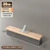 Escova de aço inoxidável para chão, escova de cerdas duras de ferro removedora de musgo com cabo longo, escova de limpeza atacado