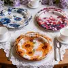 Nuevo y Elegante Set de Bandejas de Plástico Multiusos para Uso Doméstico, Bandeja para Frutas, Bandeja para Fiestas, Bandeja Decorativa de Almacenamiento, Engrosada
