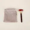 Bastão Massageador Facial de Sândalo Roxo Roller Massajador Massajador Facial Esférico Ferramenta de Lifting Massagem Facial Firmadora