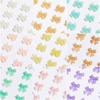 Venta al por mayor de joyas para uñas, lazo de hielo transparente, colorido aurora, resina, mini decoración de uñas, accesorios tridimensionales para usar uñas