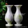 Decoración de jarrón de jade blanco natural Jade Lantian Jade Guizhou escritorio de sala de estar pasillo vitrina arreglo floral simple botella pura de jade