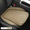 Almofadas de assento de carro personalizadas, universais para todas as estações, conjunto de três peças, almofada para o assento do motorista, almofada de assento de couro para carro perfurada e respirável para o banco traseiro