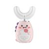 Cepillo de dientes eléctrico sónico recargable para niños, ajustable en tres velocidades, cepillo de dientes sónico inteligente recargable para bebés, caricatura, cerdas suaves