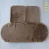 Cojín de Asiento de Coche Personalizado de Fabricante Juego de Tres Piezas de Felpa Cojín de Asiento Cálido Nuevo Imitación de Piel de Conejo Engrosado Sin Amarre Pelo Corto Cojín para Coche
