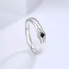 Anillo de Pareja de Princesa y Guerrero Un Par de Anillos Abiertos Personalizados de Moda de Nicho Anillo de Corona Simple de Moda