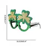 Stock Listo de Fábrica Transfronterizo Amazon Xiyin Temu St. Set de Gafas de Decoración para Fiesta Irlandesa del Día de San Patricio