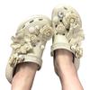 Acessórios para Sapato Croc, Pingentes para Sapato, Decorações de Flor de Pérola, Novo Estilo de Luxo, Superfície Tridimensional do Sapato, Acessórios de Fivela Decorativa Removíveis