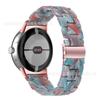 Aplicable a google nuevo reloj pixel google 1/2 correa de resina de tres cuentas correa de reloj acrílica acero inoxidable