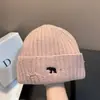 Gorro de Punto Rasgado de Oso Polar Nuevo de Invierno, Protector de Orejas de Moda y Lujoso, Gorro de Lana que Rejuvenece, Gorro Frío Versátil para Exteriores para Mujeres
