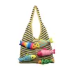Nuevo Estilo Perezoso Casual para el Trabajo Bolso Tejido de un Solo Hombro de Moda Bolso Cubo Tendencia Muchos Peces Bolso Tote Versátil