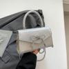 2025 Nova Bolsa de Noite com Laço de Strass Pó Fino Elegante Bolsa de Mão Bolsa de Ombro com Corrente Bolsa Transversal Bolsa Feminina