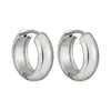 Brincos Minimalistas de Aço Titânio Aço Inoxidável para Mulheres, Estilo Trendy Ins, Versátil para o Dia a Dia, Brincos de Alto Padrão para Comércio Exterior Europeu e Americano