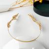 Diadema de Hojas para Novia de Venta Caliente Europea y Americana Fiesta Accesorios para el Cabello de Hojas de Metal Diadema Corona Temperamento Horquilla de Hojas Mujeres
