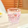 Venda Quente Copo de Vidro para Café Latte Copo Gordinho Empilhável ins Simples Nicho Copo de Vidro para Bebidas Frias com Leite