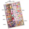 Popular set transfronterizo de accesorios para el cabello para niños, scrunchies en caja, ligas elásticas, pinzas para el cabello y accesorios para el cabello para niñas pequeñas