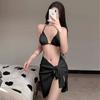 Traje de Baño Bikini Nuevo de Verano para Mujer de Tres Piezas Estilo Ins de Alta Gama Cubre Vientre Adelgazante Look Traje de Baño para Vacaciones en Aguas Termales