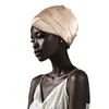 Lenço de Cabeça de Veludo Europeu e Americano da Moda, Chapéu Lenço de Cor Sólida, Chapéu com Cauda Longa, Lenço Chapéu para Envolver a Cabeça Feminino
