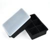 Bandeja de Hielo de Silicona con Forma de Rosa de Diamante Molde para Bolas de Hielo Cubitera de Hielo Cuadrada Molde Especial para Cubitos de Hielo Grandes para Whisky