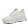 Zapatos casuales de malla tejida voladora para correr, nuevos de verano 2020, zapatos huecos con cordones para mujer, entrega de una sola pieza