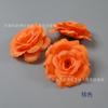 Flores Artificiais de Rosa Exclusivamente para Vendas Transfronteiriças, Rosa de 8cm Planta Verde Arranjo Floral de Coluna para Decoração de Casamento e Cabeça de Flor de Parede
