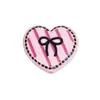 Cuentas de Corazón con Lazo Pintadas en Acrílico Cadena para Teléfono Móvil Llavero DIY Hecho a Mano Colgante para Bolso Accesorios Venta al por Mayor