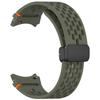 Para Samsung Galaxy Watch7 Fivela Dobrável Pulseira FE Car Line Silicone Pulseira 4567 Furo Universal