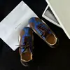Tênis Casuais Patchwork Aumenta-Altura Femininos Nova Versão Coreana Outono Estampa de Leopardo Retrô, Tênis de Treino Alemão, Sapatos Forrest Gump