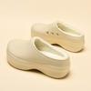 Sapatos de Inverno Femininos para Uso Externo, Antiderrapantes, Quentes e com Pantufas de Algodão Aveludado, Sapatos de Algodão Slip-On Resistentes ao Desgaste e à Sujeira com Biqueira de EVA para Casal