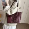 Otoño 2026 Nuevo Bolso de Hombro Individual para el Trabajo de Mujer Bolso Tote Casual Retro Moda Estampado de Leopardo Bolsa de Gran Capacidad
