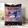 Manta de la Serie de Halloween Sanrio Más Vendida en Amazon Transfronterizo Manta de Felpa de Dibujos Animados Hello Kitty para Sofá